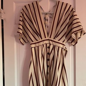 Lowcut backless dress